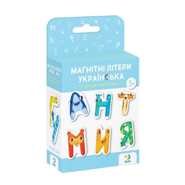 200211 Магнітні літери. Українська (34 магніти) 200211 (шт.)