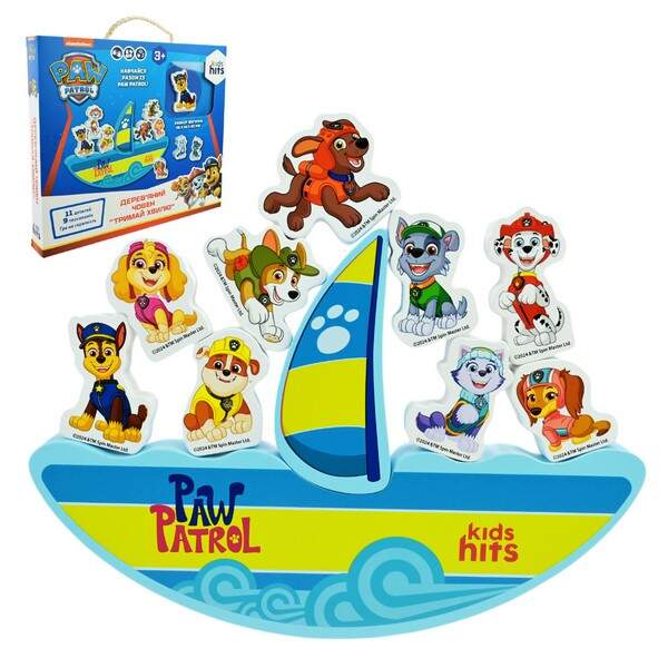 Дерев'яна іграшка KidsHits Paw Patrol арт. KH20/048 (24шт) баланс у короб. 26,5*3*23 см (шт.)