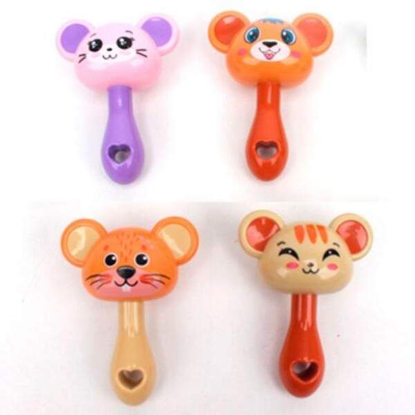 Брязкальце 2016-82 (480шт) тварина, 9см, 4 види, у пакеті, 9-13-4см (шт.)