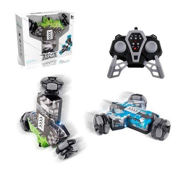 Машинка TT22B (18шт) р/к2,4G, акум, 17,5см, трюкова, світло, колеса-ролики, USBзарядне, 2 кольори, в (шт.)