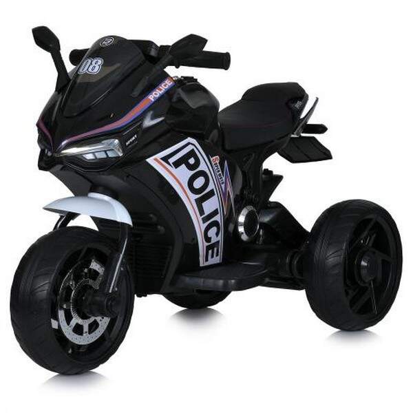Мотоцикл M 4053EL-2 (1шт) 2мотор25W, 2акум6V5AH, MP3, USB, TF, EVA, руч.газа, музика, світло, чорний (шт.)