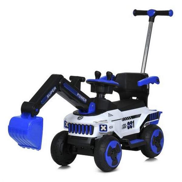 Трактор M 5783BLR-4 (1шт) р/к2,4G, 3в1(каталка-толокар, батьк.ручка) 2акум6V4.5AH, 2мотори35W,шкіра, (шт.)