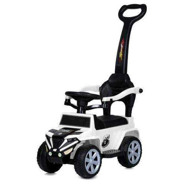 Каталка-толокар M 5805EL-1 (1шт)  2-в-1(з батьк.ручкою), музика, EVA, білий (шт.)