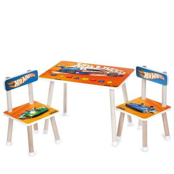 Столик M 501-5 (1шт) 2 стільчика, дерев'яний, фігури, HW (шт.)