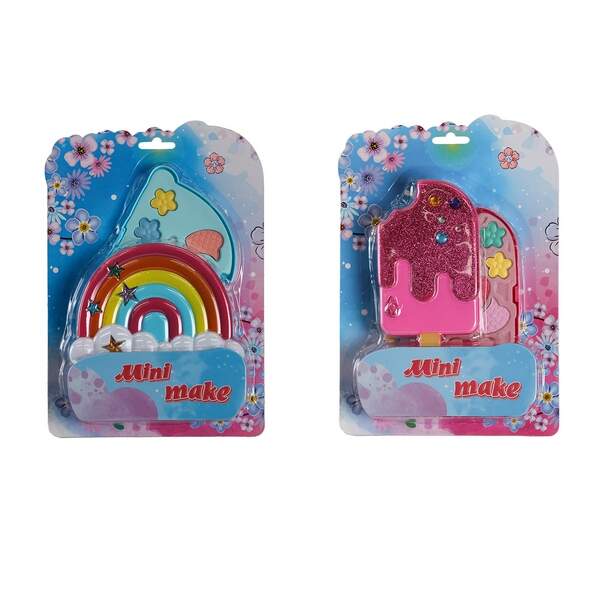 Косметика арт. MM2305 (72шт/2) мікс 2 види. тіні для повік планш. 20*30см (шт.)