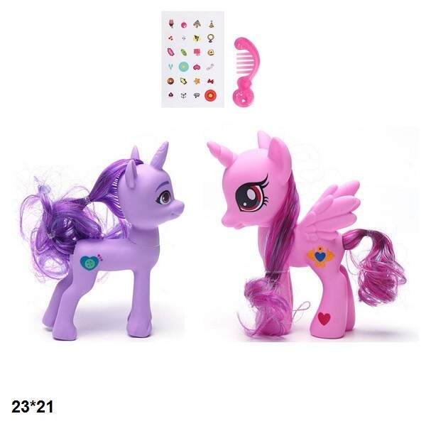 Єдиноріг SG-D19017 з крилами та аксес.3кол.2шт.в кул.23*21 /192/ (шт.)