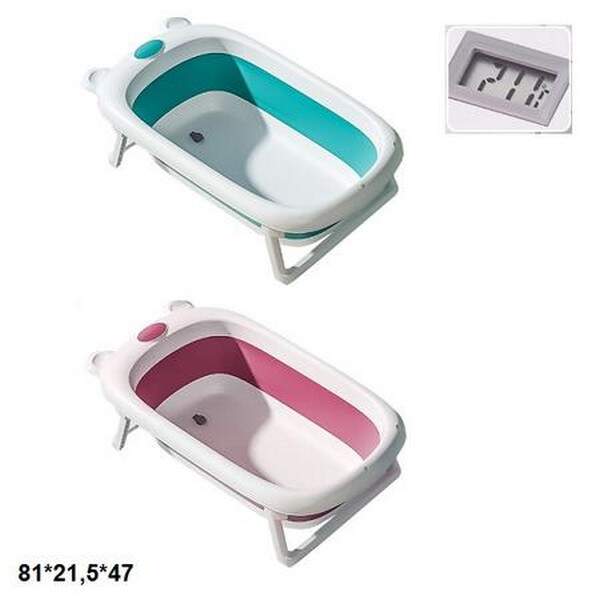 Ванночка 6688 складна з термометром 3кол.кор.81*21,5*47 /4/ (шт.)
