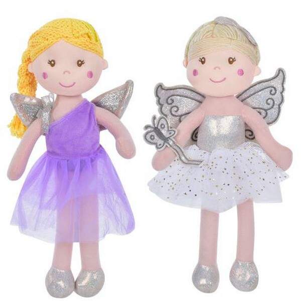 Лялька CY-4 (40шт) 33см, м'яконабивна, петелька, 2 види, в пакеті, 17-34-5см (шт.)