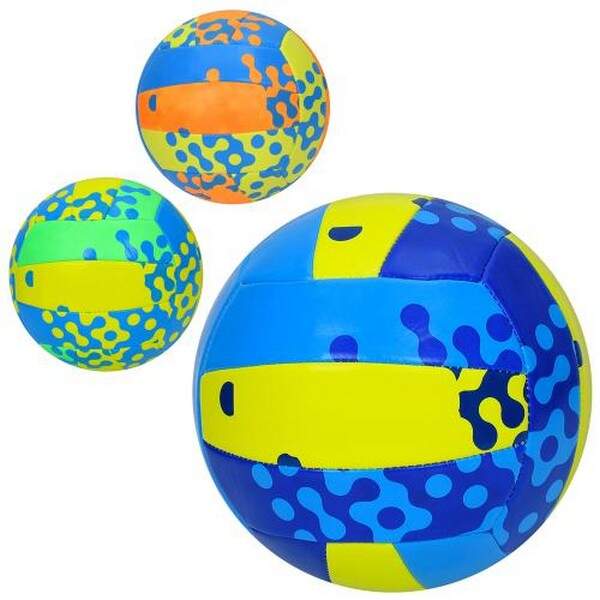 М'яч волейбольний MS 3825 (30шт) офіційний розмір, 260-280г, 3 кольори, у пакеті (шт.)