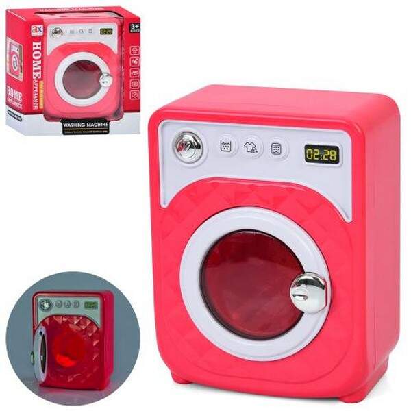Пральна машина 6852A (40шт) 18см, звук, світло, на бат-ці, в кор-ці, 20-20-10см (шт.)