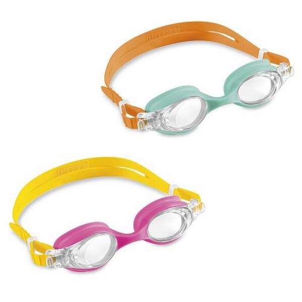 Окуляри для плавання 55693 регул. ремінець, 3-8 років, 3 кольори. (ціна за 2 шт.) (шт.)