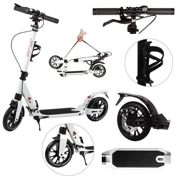 Самокат GS-0025 White алюмінієвий кор./2/ (шт.)