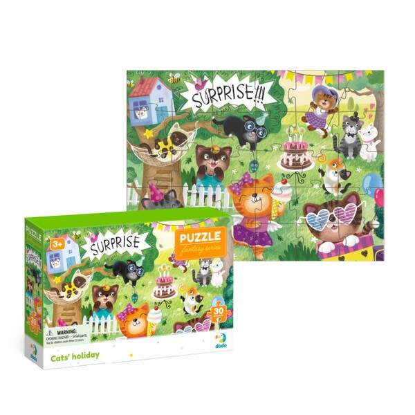300417 Пазл Свято котиків, 30 елементів 300417 (шт.)