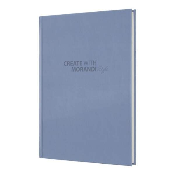 Записна книжка MORANDI STYLE, А5, 80 арк., клітинка, офсет крем, тв. лам. обкладинка, маренго BM.241 (шт.)