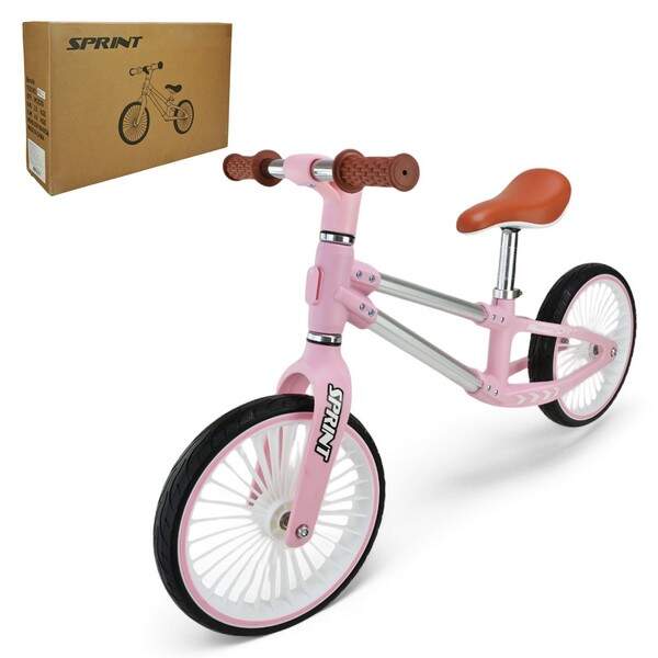 Велобіг арт. BB2512 (1шт)   сталевий, колеса 12 дюймів PU,рожевий (шт.)