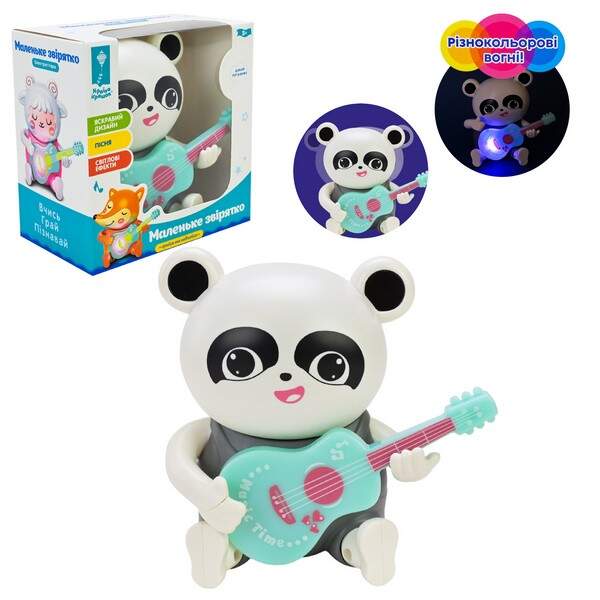 Панда муз. арт. PL-724-39 (90шт) батар., світло, пісня на укр. мові,р-р 12*6,5*12см, у короб. 12,3*7 (шт.)