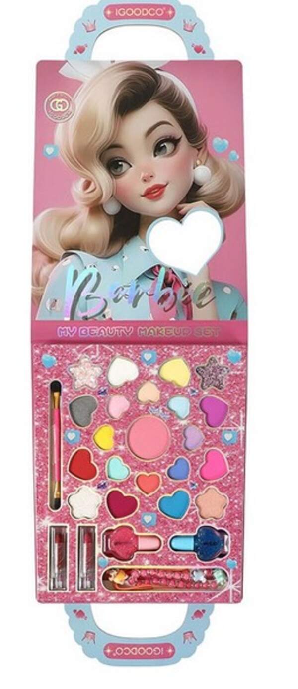 Косметика арт. LK28590 (96шт/8)  палетка-сумочка, тіні для повік, помада, лак, аксес короб. 25*15*2с (шт.)