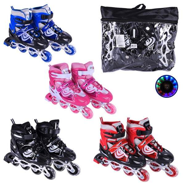 Роликові ковзани арт. RL25505 (6шт)  розмір M (34-37) колеса PVC (шт.)