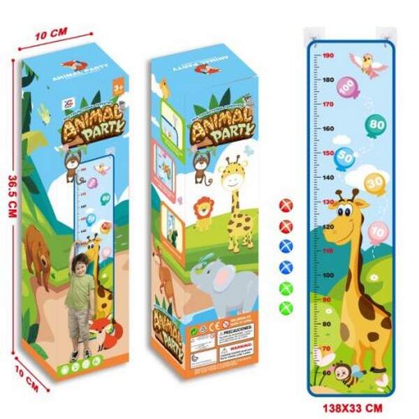 Дартс MR 1492 (12шт) на липучці, 138-34см, ростомір (60-190см), м'ячі 6шт, гачки 2шт, в кор-ці, 10-3 (шт.)