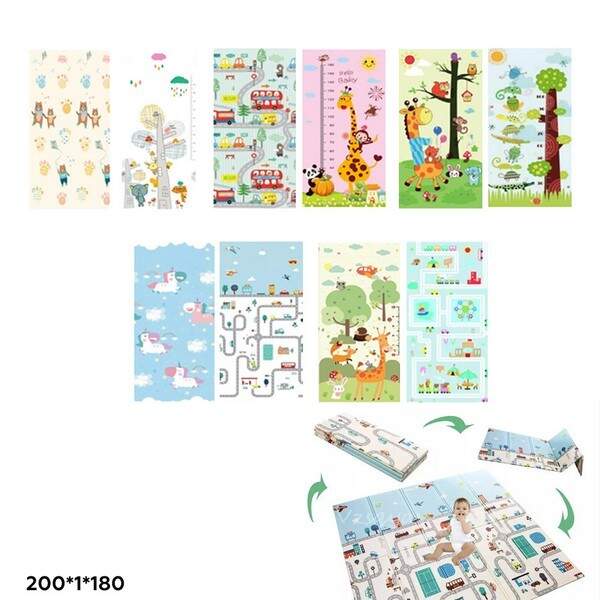 Килимок складний CARRELLO 200 XPE 5кол.200*1*180 сумка 91*11,5*41 /10/ (шт.)