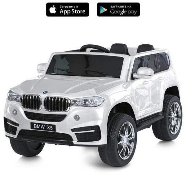 Джип M 6139EBLR-1 (1шт) р/к 2,4G, 2*35W, 1*12V7AH, MP3, USB, TF, EVA, шкіра, музика, світло, білий (шт.)