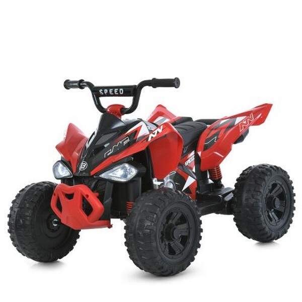 Квадроцикл M 6059EL-3 (1шт) 2*45W, 1*12V9AH, EVA, шкіра, світло, червоний (шт.)