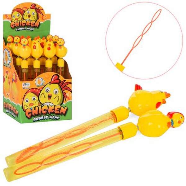 Мильні бульбашки 1114A (48шт) меч, 32см, брязкальце, 12шт(2види) в дисплеї, 22-32-16,5см (шт.)