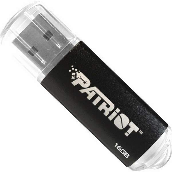 Флеш пам'ять Patriot Xporter Pulse 16Gb Metal/Black USB 2.0 (шт.)