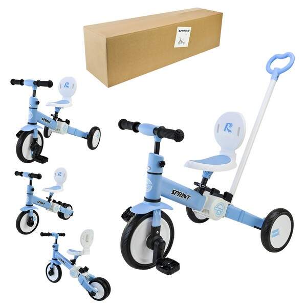 Велосипед триколисний арт. PB112   колеса PU Блакитній (шт.)