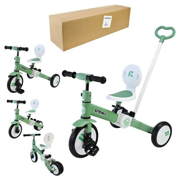 Велосипед триколисний арт. PB112   колеса PU Зелений (шт.)