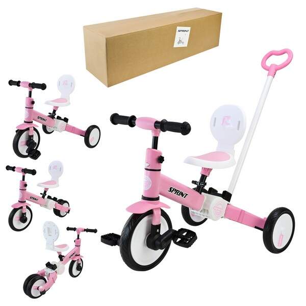 Велосипед триколисний арт. PB112   колеса PU Рожевий (шт.)