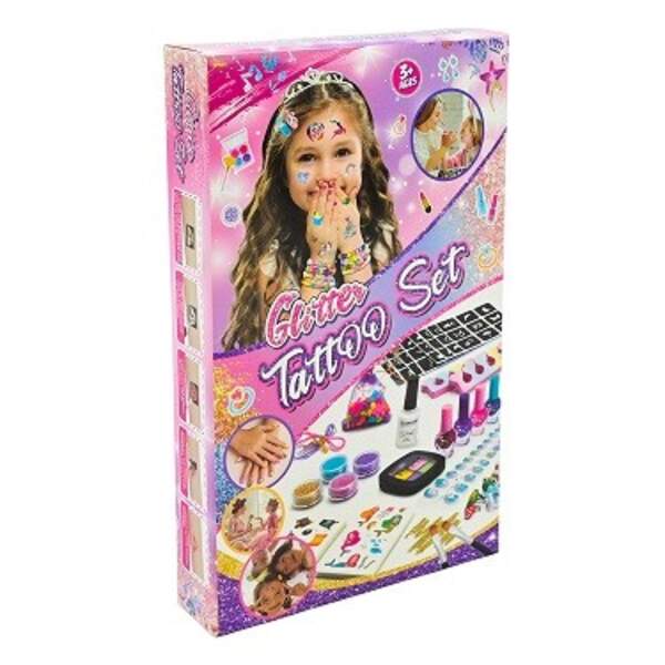Стиліст набір арт. BTX-6017B/C/D (120шт)  набір тату, аксесуари, мікс 3 види  13*3*21см (шт.)