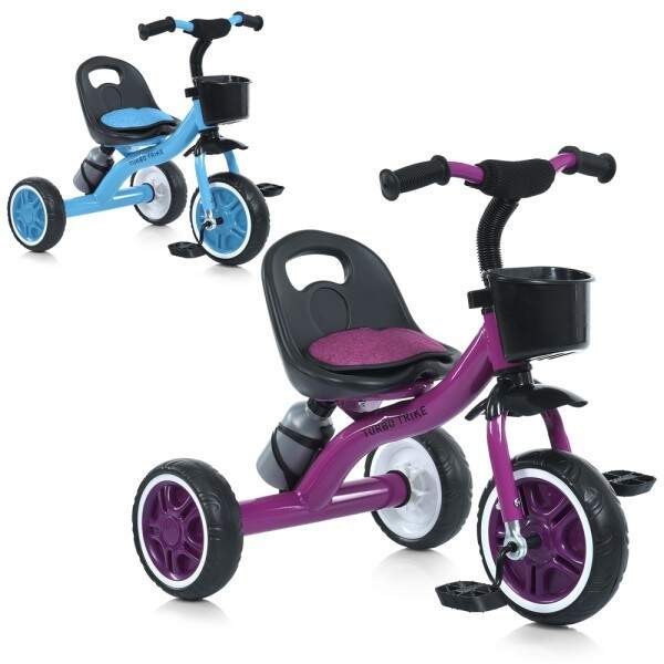 Велосипед MT 3197-1 (2шт) 3 кол.EVA (12/10),передн.кошик,пляшечка,накладка на сидіння,2 кольори:фіол (шт.)