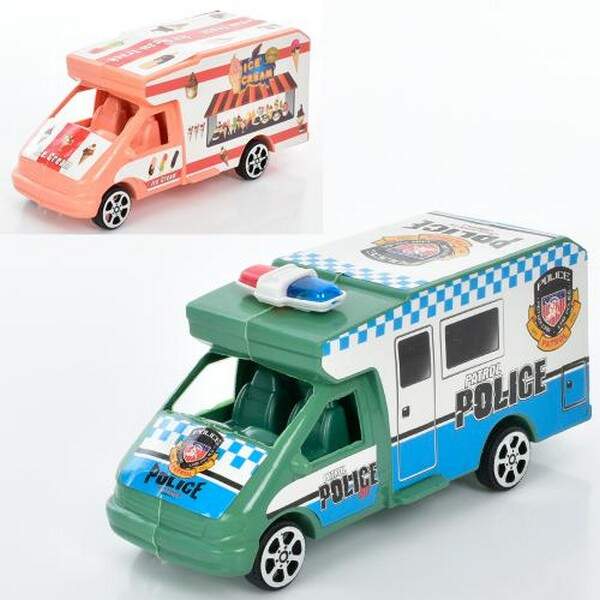 Машина 886-2-5-6 (216шт) інерція, 14,5 см, 2 види в пакеті, 20-17-5см (шт.)