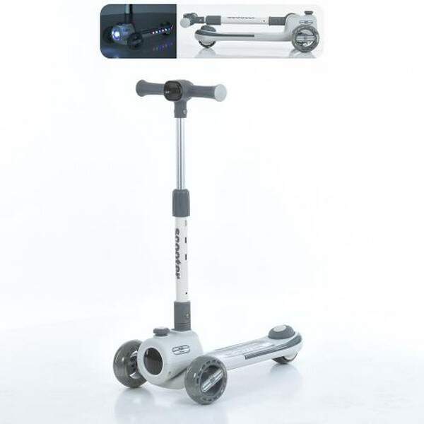 Самокат JR3-135-GR (1шт) метал+пластик, 3 колеса ПУ, 2передніх 125мм світло, 1 заднє 90мм світло, ке (шт.)