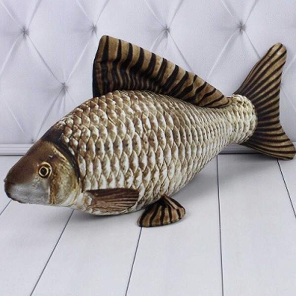 Сувенір карась срібний 00287-7 (56x18x10см) (шт.)