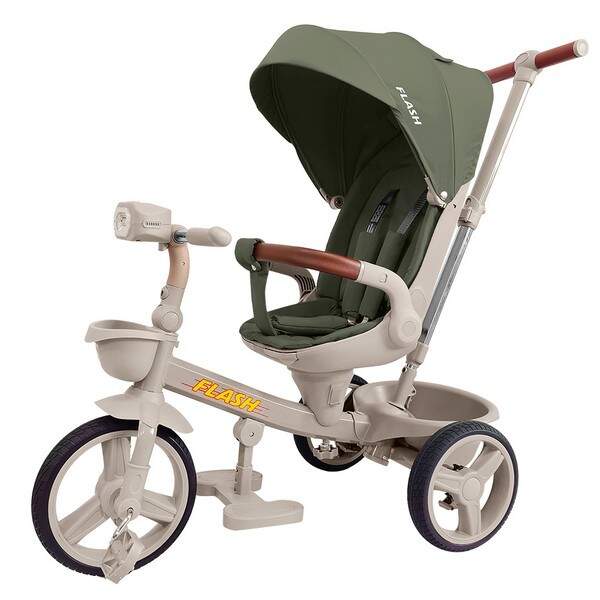 Велосипед триколісний TILLY FLASH T-3812 GREEN /1/ (шт.)