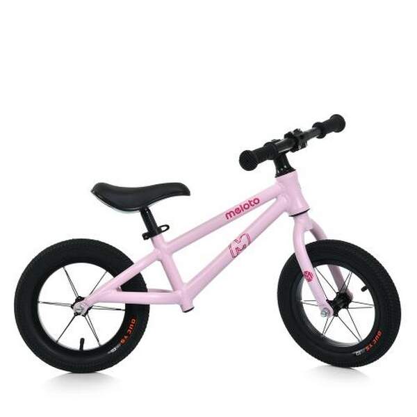 Біговел дитячий 12 д. MBB 1045-12-3 (1шт) 2 колеса гума,алюм.рама,рожевий (шт.)