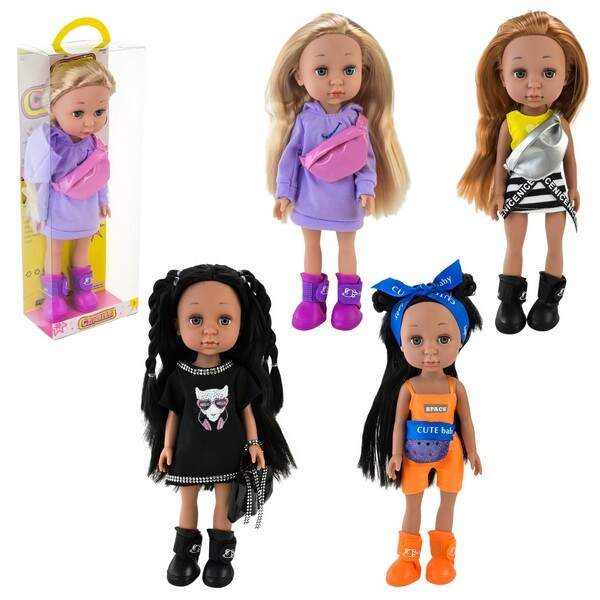 Лялька арт. A925C (48шт/2)   мікс 4 види, в стильному вбранні короб. 37,3*7,6*12,5 см (шт.)