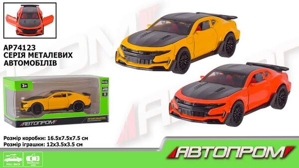 Машина мет. АВТОПРОМ арт. AP74123 (48шт) 1:32,2 кольора,відкр.двері,короб.16,5*7,5*7,5см (шт.)