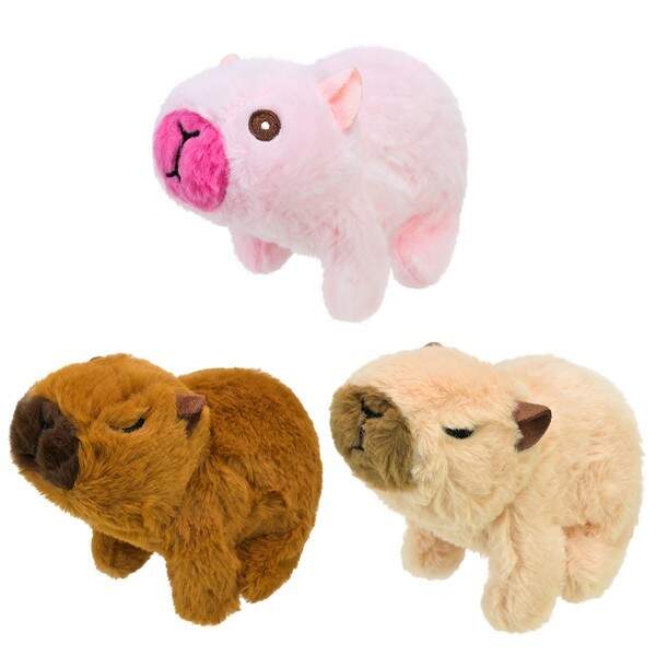 М'яка інтерактивна арт. C23901 (140шт) капібара 3 мікс 14*7*12см (шт.)