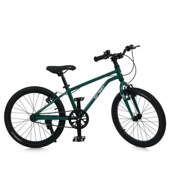 Велосипед дитячий 20д. PROF1 MB 20LIGHTY RAIN FOREST (1шт) LIGHTY,SKD85,алюм. рама,кермо, торм,обода (шт.)