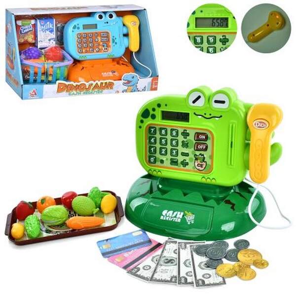 Касовий апарат CF9811-13 (24шт) 22-13,5-17см, калькулятор, сканер, звук, світло, продукти, гроші, 2 (шт.)