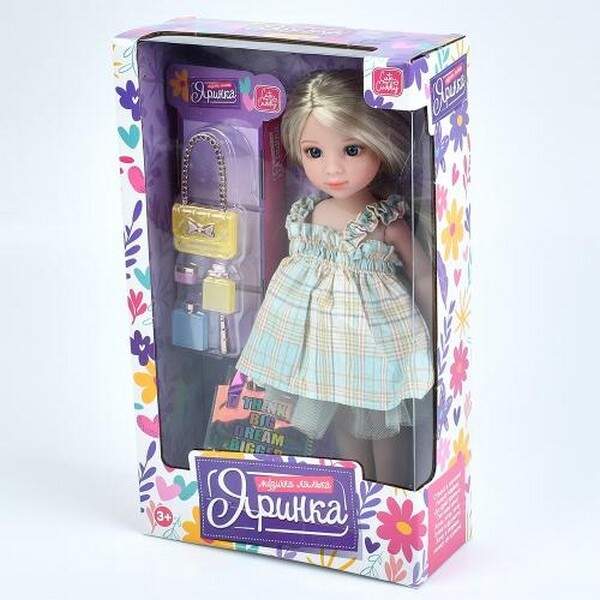 Лялька M 6073 I UA (20шт) Яринка, 30,5см, музика(укр), 5 пісень, сумка, аксесуари, бат(табл), в кор- (шт.)