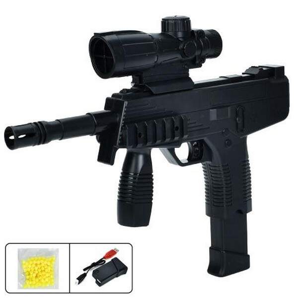 Автомат 999-21-BB (24шт) 31см, акум, пластикові кулі, лазер, USBзарядне, у пакеті, 21-36-5см (шт.)