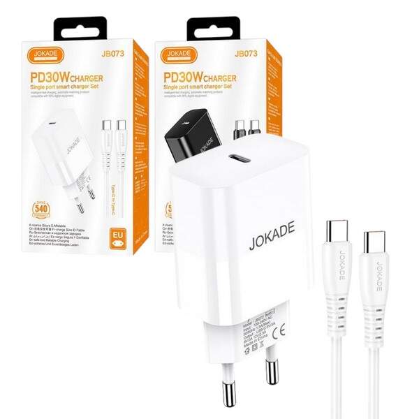 Пристрої побутові для заряджання акумуляторів мобільних телефонів JOKADE 073 тайпсі-тайпсі (шт.)