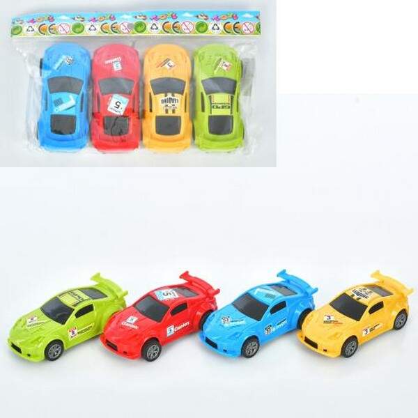 Машина 1122-3 (240шт)9см,4 кольори,4шт у пакеті 19-11-3см (шт.)