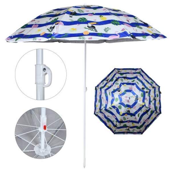 Парасолька пляжна d1.8м MH-5304-1 (12шт) (шт.)