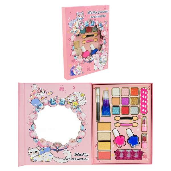 Косметика арт. VQ002 (96шт/8)   лак, тііні для повік, помада короб. 17*2,3*22,9 см (шт.)