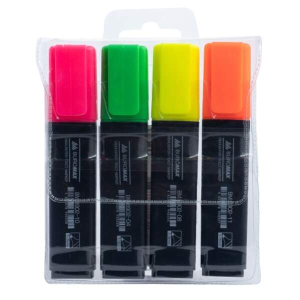 Набір із 4-х текст-маркерів, JOBMAX BM.8902-94 (шт.)